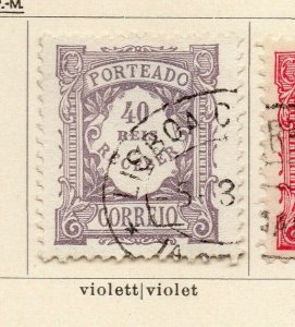 Portugal 1904 Early Issue Fine Used 40r. NW-178013