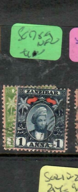 ZANZIBAR  (P2305B)  YOUNG SULTAN  1/2A +1A SG 178-9   VFU