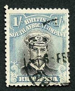 Rhodesia Admiral 1/- Perf 14 used
