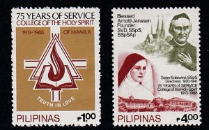Philippines # 1926-1927, College of Holy Spirit, Mint NH, 1/2 Cat