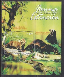 Peru, Fauna, Animals MNH / 2002