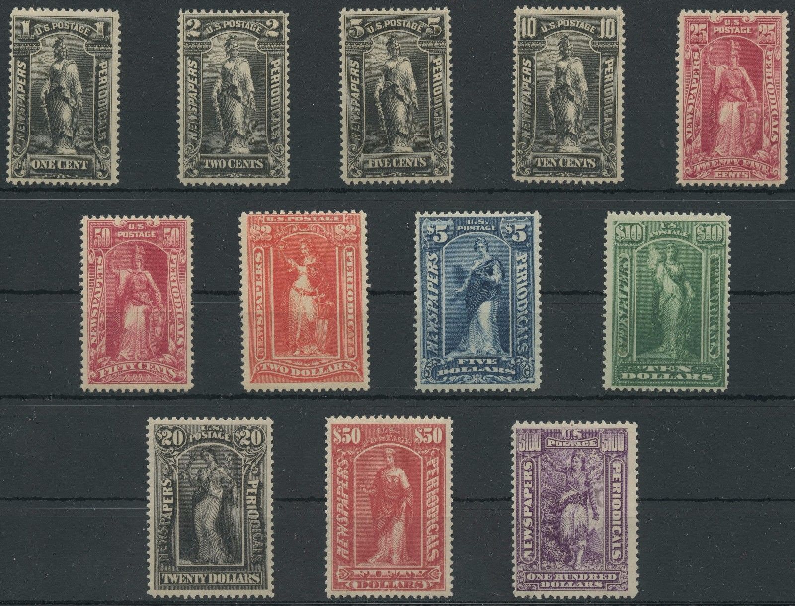 #PR114-125 F-VF OG NH WMK191 COMPLETE SET CV $905 HW2455A / HipStamp