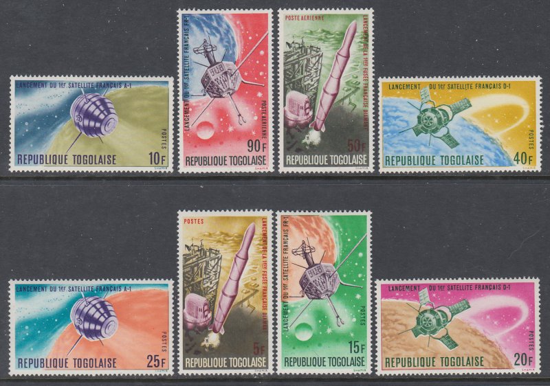 Togo 593-598,C65-C66 Space MNH VF