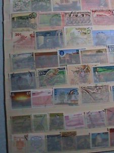 WORLDWIDE COLLECTION - 64 DIFFERENT- PICTORIAL USED STAMPS VF-HIGH CAT. VALUE.