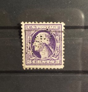 UNIKALNY WASHINGTON 3¢, 1909