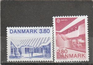 Denmark  Scott#  837-838  MNH  (1987 Europa)