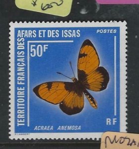 Afars And Isis SC 394 Butterfly MNH (1eyw) 