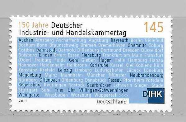 Germany 2622 150th Chamber of Commerece single MNH