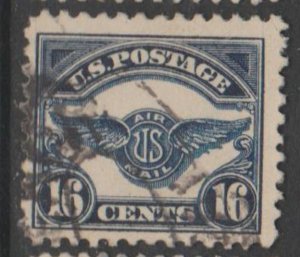 U.S. Scott #C5 Airmail Stamp - Used Single - IND