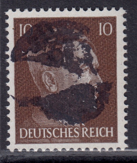 Germany Soviet Zone SBZ - LOCAL BLOSENBERG 10Pf HITLER head - Expertized Richter