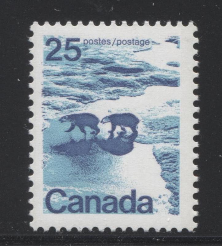 Canada #597vi 25c Caricature GT-2 OP-2 Smth Paper/Ink Type 8 VF-75 NH