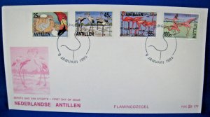 NETHERLANDS ANTILLIES  -  1985 FDC  -  SCOTT #527-530       (c25)