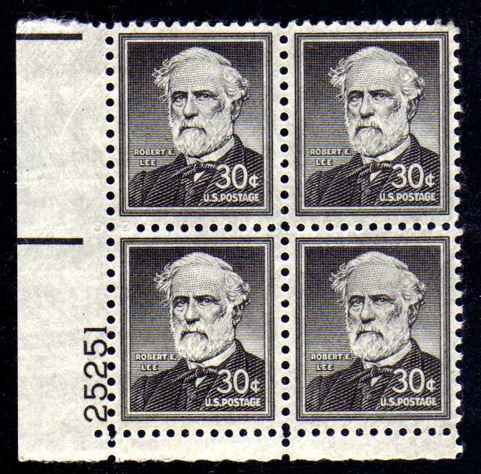 MALACK 1049 F/VF OG NH, Plate Block of 4, Nice!  (st..MORE.. w3606