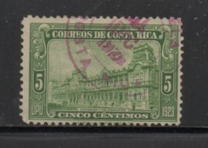 Costa Rica  Scott# 121   used     singles