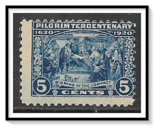 US #550 Pilgrim Tercentenary Issue MNH