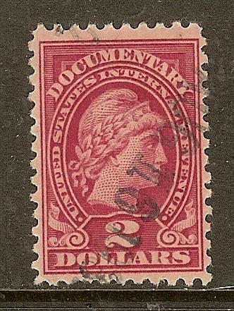 Scott #R258, $2 Liberty Documentary Revenue, P10, Used