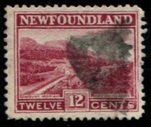 141 Newfoundland 12c Mt Moriah, used