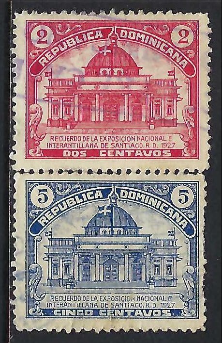 Dominican Republic 239-40 VFU Z1079-3