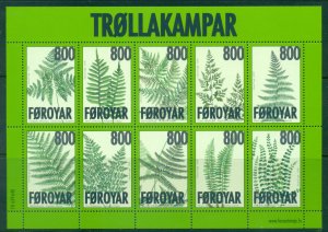 Faroe Is 2008 Flora - Ferns MS MUH