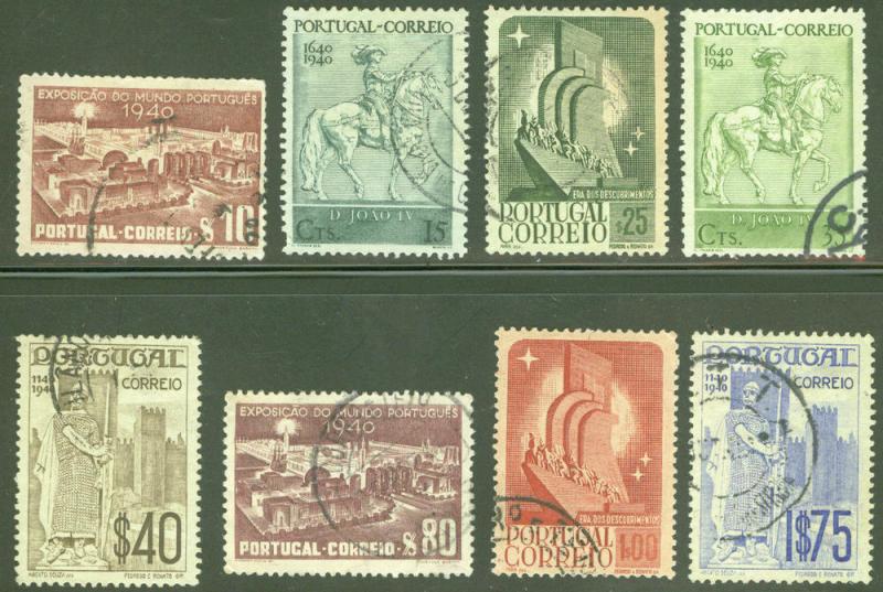 PORTUGAL Scott 587-94  Used Lisbon Intl Expo 1940