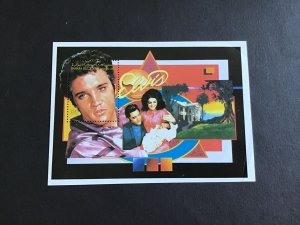 Elvis Presley Pricilla Gracelands  Mint Never Hinged Stamp   Sheet R38346