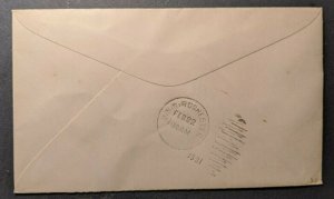 1932 USS Rochester US Navy Cover Balboa Canal Zone Panama to Buffalo New York