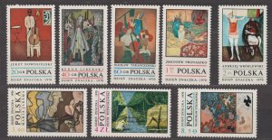 Poland Scott Scott #1763-1770 1970 MNH