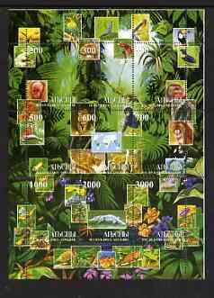 ABKHAZIA - 1999 - Wildlife - Perf 9v Sheet - M. N.H. - Official Issue