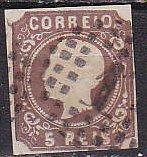 Portugal 12a 1862 Luiz Type II Used