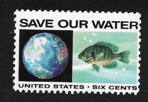 SC# 1412 - (6c) - Anti-Pollution: Save Our Water - MNH Single