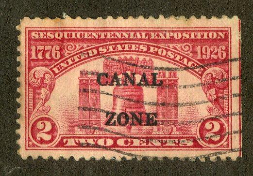 CANAL ZONE 96 USED SCV $3.75 BIN $1.50 LIBERTY BELL