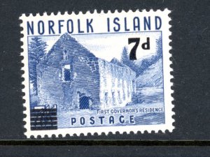 Norfolk Island 21 MNH  1958