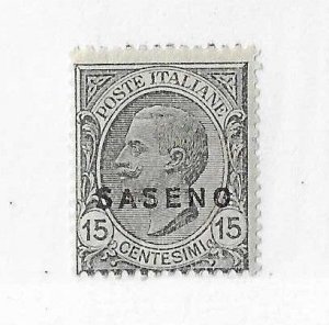 Saseno Sc #2 15c  slate OG FVF