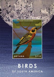 Guyana - 2013 - Birds Of South America - Souvenir Sheet - MNH