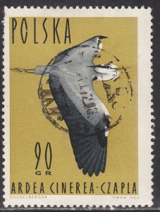 Poland 1235 Gray Heron 1964