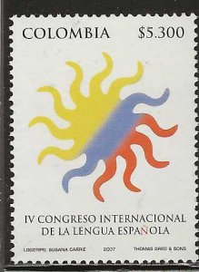 Colombia 2007, Scott 1277, Fourth Spanish Language Conference