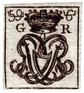 (I.B) George III Revenue : Impressed Duty Cypher Seal (596)