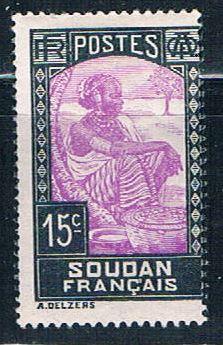 Sudan French 67 MLH Sudanese Woman 1931 (S0849)+