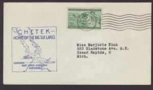 Post Office Dedication Chetek,WI July 4,1957 Cover