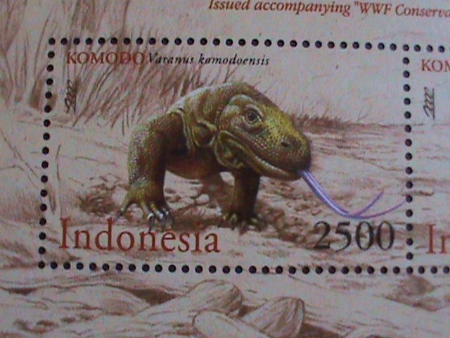 INDONESIA 2000 SC# 1915-WWF-WORLDWIDE FUND FOR NATURE MNH S/S- VERY FINE