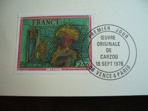 Stamp - France - Scott# 1499 - Used First Day Issue - History of the Stamp