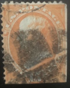 1870 15 Cent Daniel Webster US Stamp #152 Used