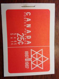 Canada BK54 -complete booklet - Post Office Fresh