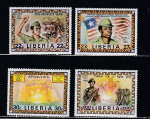 Liberia # 1148-1150, National Unity, Mint NH, 1/2 Cat.