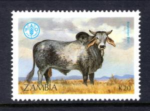 Zambia 421 Brahman Bull MNH VF