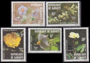 1979 Djibouti 253-257 Flowers