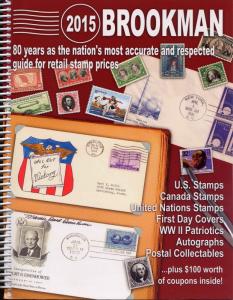 Brookman 2015 SPIRAL Price Guide For USA Canada United Nations Stamps & Covers 