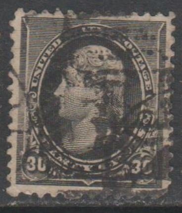 U.S. Scott #228 Jefferson Stamp - Used Single