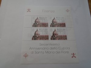 Vatican City  Year  2018 Santa Maria del Fiore  MNH  Mini Sheet