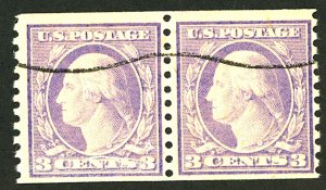 U.S. #493 USED PAIR